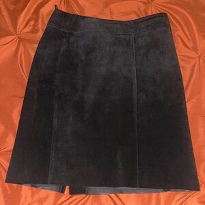 Black suede skirt, Express size 3/4